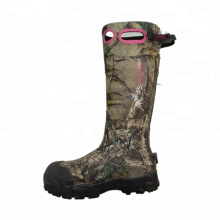 Camo Printed Rubber Boots with Handle